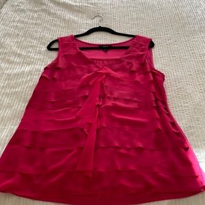 Alfani rose colored top.